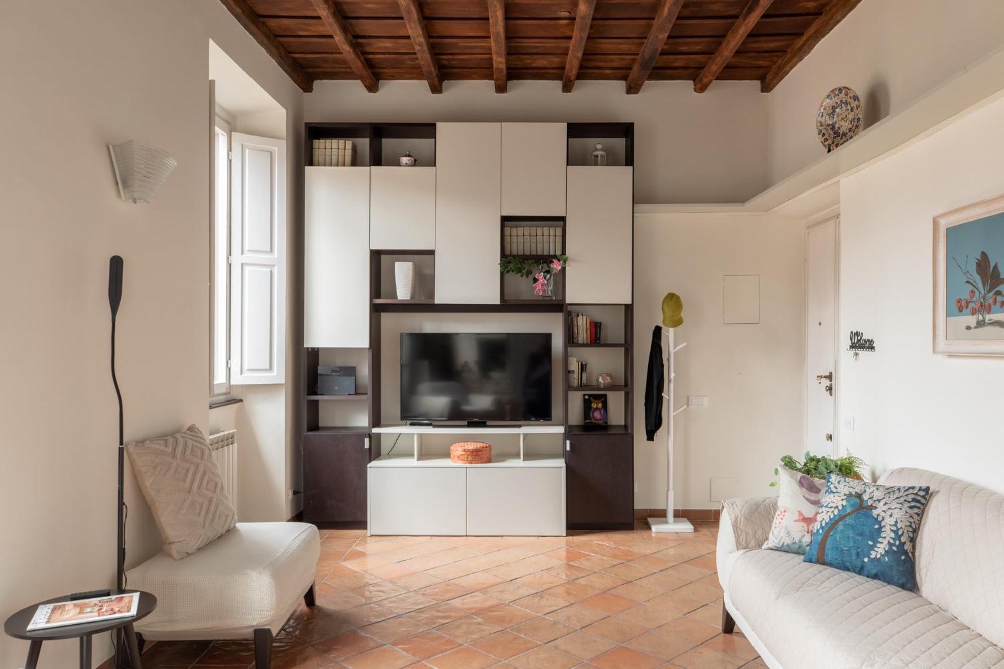 Iflat Trevi Charm, Elegant & Comfy Escape Lägenhet Rom